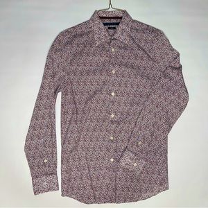 Patterned Perry Ellis Shirt (Small)
